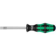 Wera - 3mm Standard Hex Driver - 75mm Blade Length, Ergonomic Cushion Grip Handle, 176mm OAL - All Tool & Supply