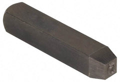 Made in USA - 3/16" Character Size, 5 Character, Heavy Duty Individual Steel Stamp - Steel, Number - All Tool & Supply