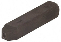 Made in USA - 3/16" Character Size, Q Character, Heavy Duty Individual Steel Stamp - Steel, Letter - All Tool & Supply