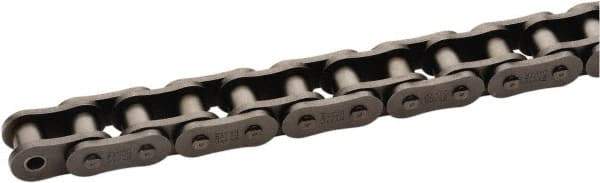 U.S. Tsubaki - 3/4" Pitch, ANSI 60H, Heavy Series Roller Chain - Chain No. 60H, 2,200 Lb. Capacity, 10 Ft. Long, 15/32" Roller Diam, 1/2" Roller Width - All Tool & Supply