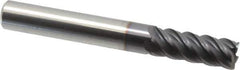 Niagara Cutter - 5/16", 5 Flute, Single End, Solid Carbide, 0.02" Corner Radius End Mill - 2-1/2" OAL, 45° Helix, Right Hand Flute, 13/16" LOC, Right Hand Cut - All Tool & Supply