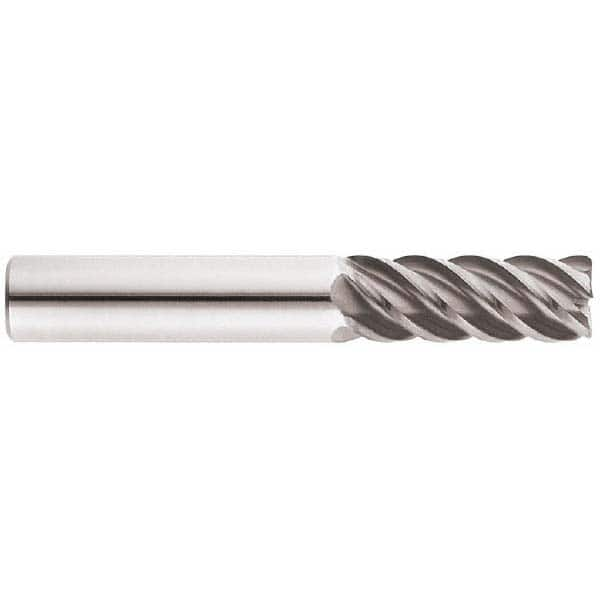 Niagara Cutter - 1" Diam 5 Flute Solid Carbide 0.015" Corner Radius End Mill - All Tool & Supply