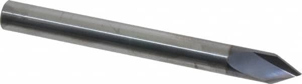 Niagara Cutter - 1/4" Diam 2 Flute Single End Solid Carbide Chamfer Mill - All Tool & Supply