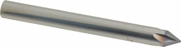 Niagara Cutter - 1/4" Diam 4 Flute Single End Solid Carbide Chamfer Mill - All Tool & Supply