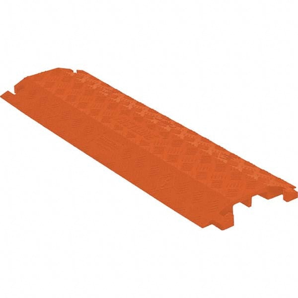 Checkers - On Floor Cable Covers Cover Material: Polyurethane Number of Channels: 2 - All Tool & Supply