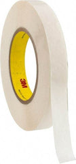 3M - 36 Yd Rubber Adhesive Double Sided Tape - 9 mil Thick, Polyethylene Film Liner - All Tool & Supply