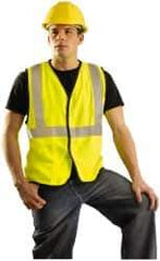 OccuNomix - Size M Flame Resistant/Retardant Yellow Solid General Purpose Vest - 36 to 38" Chest, ANSI 107-2015, ASTM F1506, ATPV=5.4 cal/Sq cm, NFPA 70E/HRC=1, Hook & Loop Closure, 1 Pocket, Modacrylic/Aramid Blend - All Tool & Supply