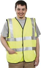 OccuNomix - Size 2XL Flame Resistant/Retardant Yellow Solid General Purpose Vest - 48 to 50" Chest, ANSI 107-2015, ASTM F1506, ATPV=5.4 cal/Sq cm, NFPA 70E/HRC=1, Hook & Loop Closure, 1 Pocket, Modacrylic/Aramid Blend - All Tool & Supply