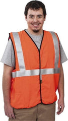 OccuNomix - Size 2XL Flame Resistant/Retardant Orange Solid General Purpose Vest - 48 to 50" Chest, ANSI 107-2015, ASTM F1506, ATPV=5.4 cal/Sq cm, NFPA 70E/HRC=1, Hook & Loop Closure, 1 Pocket, Modacrylic/Aramid Blend - All Tool & Supply