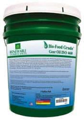 Renewable Lubricants - 5 Gal Pail, Mineral Gear Oil - 23°F to 250°F, 382 St Viscosity at 40°C, 49 St Viscosity at 100°C, ISO 460 - All Tool & Supply