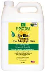 Renewable Lubricants - 1 Gal Bottle Thin Oily Film Penetrant/Lubricant - -22°F to 208°F - All Tool & Supply