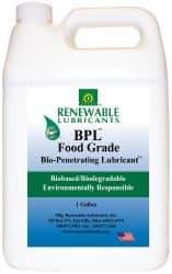 Renewable Lubricants - 1 Gal Bottle Thin Oily Film Penetrant/Lubricant - 0°F to 280°F, Food Grade - All Tool & Supply