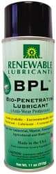 Renewable Lubricants - 11 oz Aerosol Thin Oily Film Penetrant/Lubricant - -22°F to 295°F - All Tool & Supply