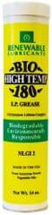 Renewable Lubricants - 14 oz Cartridge Biobased Extreme Pressure Grease - Green, Extreme Pressure & High Temperature, 285°F Max Temp, NLGIG 2, - All Tool & Supply