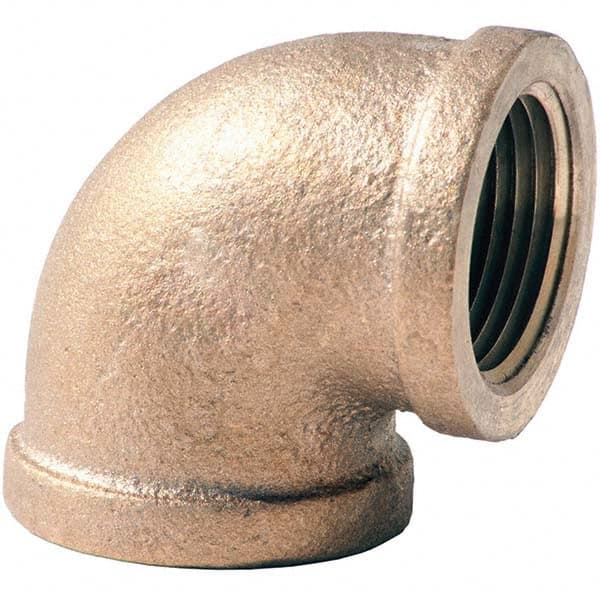 Merit Brass - Brass & Chrome Pipe Fittings Type: 90 Elbow Fitting Size: 4 - All Tool & Supply