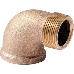 Merit Brass - Brass & Chrome Pipe Fittings Type: 90 Street Elbow Fitting Size: 3 - All Tool & Supply