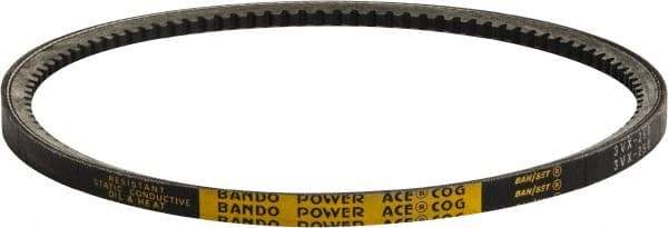 Bando - Section 5VX, 5/8" Wide, 63" Outside Length, V-Belt - Rubber Compound, Black, Narrow Cogged, No. 5VX630 - All Tool & Supply