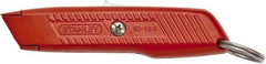 Stanley - Retractable Utility Knife - Orange Metal Handle, 1 Blade Included - All Tool & Supply