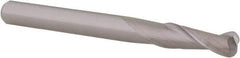 Accupro - 3/16", 2 Flute, Single End, Solid Carbide, 0.06" Corner Radius End Mill - 2" OAL, 30° Helix, Right Hand Flute, 5/8" LOC, Right Hand Cut - All Tool & Supply