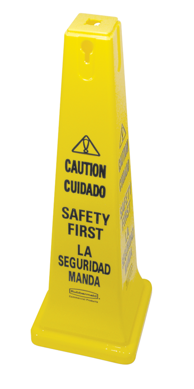 Caution Cone Sign - Yellow - All Tool & Supply