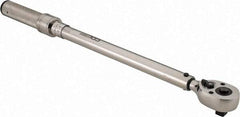 CDI - 1/2" Drive Micrometer Torque Wrench - 34 N/m to 197 N/m Torque, 19" OAL, 1.4 N/m Graduation, Pear Head - All Tool & Supply