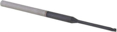 Accupro - 1/16", 3 Flute, Single End, Solid Carbide, 0.005" Corner Radius End Mill - 2-1/2" OAL, 30° Helix, Right Hand Flute, 0.093" LOC, Right Hand Cut, 3/4" Extended Reach - All Tool & Supply