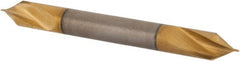 Hertel - #5/0 Plain Cut 60° Incl Angle High Speed Steel Combo Drill & Countersink - All Tool & Supply