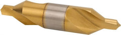 Hertel - #8 Plain Cut 60° Incl Angle High Speed Steel Combo Drill & Countersink - All Tool & Supply