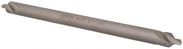 Hertel - #4 Plain Cut 82° Incl Angle High Speed Steel Combo Drill & Countersink - All Tool & Supply