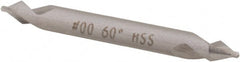 Hertel - #2/0 Plain Cut 60° Incl Angle High Speed Steel Combo Drill & Countersink - All Tool & Supply