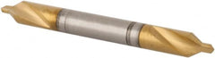 Hertel - #1/0 Plain Cut 60° Incl Angle High Speed Steel Combo Drill & Countersink - All Tool & Supply