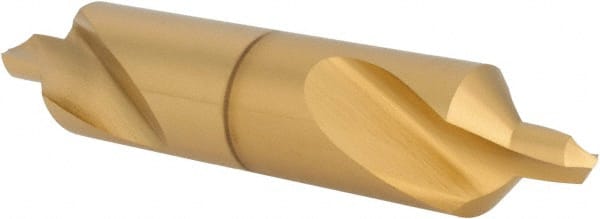 Hertel - #7 Plain Cut 90° Incl Angle High Speed Steel Combo Drill & Countersink - All Tool & Supply