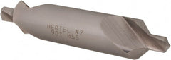 Hertel - #7 Plain Cut 90° Incl Angle High Speed Steel Combo Drill & Countersink - All Tool & Supply