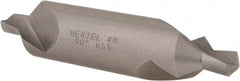 Hertel - #8 Plain Cut 90° Incl Angle High Speed Steel Combo Drill & Countersink - All Tool & Supply