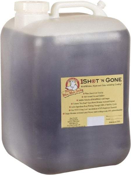 Bare Ground Solutions - 5 Gallon pail of 1 Shot Mold Inhibiting Coating - Moisture activated mold/mildew, algae, fungus prevention coating  It has zero VOC's and uses a low concentration of EPA registered chemicals. - All Tool & Supply