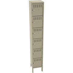 Tennsco - 6 Door, 6 Tier, Locker - All Tool & Supply