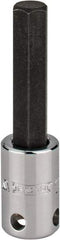 Proto - 3/8" Drive, 10mm Hex Bit Socket - 2-23/32" OAL, 1-5/8" Bit Length, Tethered - All Tool & Supply