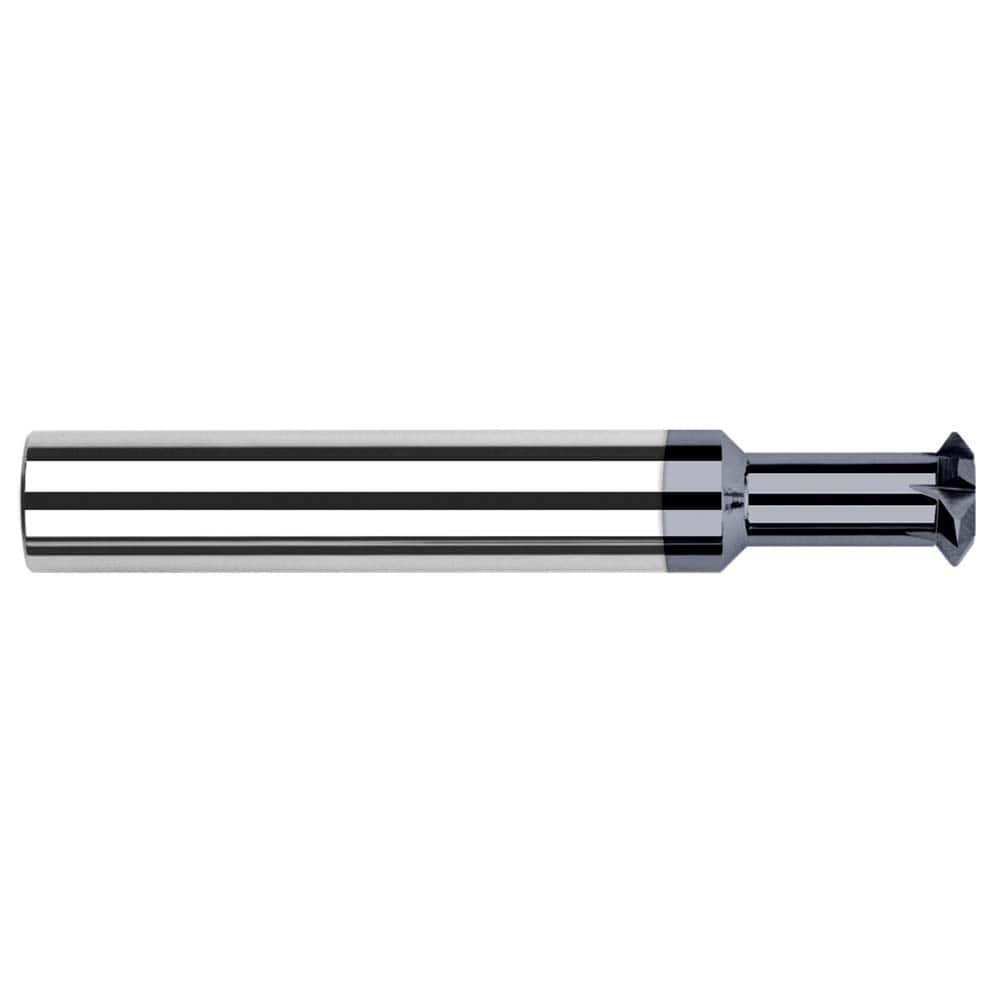 Harvey Tool - 3/8° 3/8" Cut Diam, 0.137" Cut Width, 3/8" Shank, Solid Carbide Double-Angle Cutter - Exact Industrial Supply