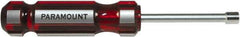 Paramount - 1/4" Solid Shaft Nutdriver - Color Coded Handle, 7-1/8" OAL - All Tool & Supply