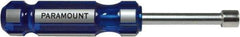 Paramount - 10mm Solid Shaft Nutdriver - Color Coded Handle, 7-1/8" OAL - All Tool & Supply