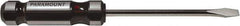 Paramount - Standard Slotted Screwdriver - Round Shank, Acetate Handle - All Tool & Supply