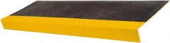 Rust-Oleum - Black & Yellow Solid Color Anti-Slip Vinyl Cleat - 10" Wide x 2.67' Long x 1" Thick, General Traffic - All Tool & Supply