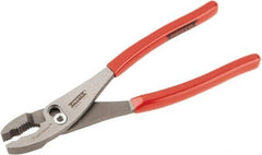 Proto - 10" OAL, 2-11/64" Jaw Length, 1-13/32" Jaw Width, Slip Joint Combination Pliers - 2 Positions, Serrated Jaw, Regular Nose Head, Standard Tool - All Tool & Supply