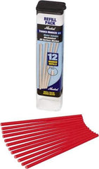 Markal - Red All Purpose Wax Crayon - Flat Tip - All Tool & Supply