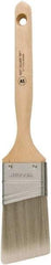 Wooster Brush - 1-1/2" Angled Synthetic Sash Brush - 2-7/16" Bristle Length, 7.13" Wood Fluted Handle - All Tool & Supply