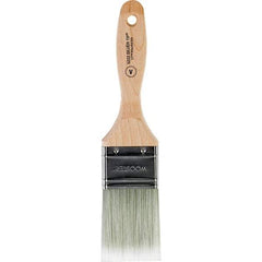 Wooster Brush - 2" Flat Synthetic Varnish Brush - 2-11/16" Bristle Length, 5.81" Wood Beavertail Handle - All Tool & Supply