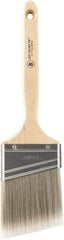 Wooster Brush - 3" Angled Synthetic Sash Brush - 2-15/16" Bristle Length, 7.13" Wood Fluted Handle - All Tool & Supply