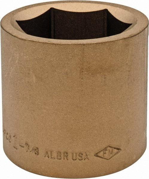 Ampco - 1-7/8", 3/4" Drive, Standard Hand Socket - 6 Points, 2-9/16" OAL, Aluminum Bronze - All Tool & Supply