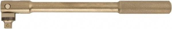 Ampco - 3/4" Drive Socket Flex Handle - 18" OAL, Aluminum Bronze Finish - All Tool & Supply