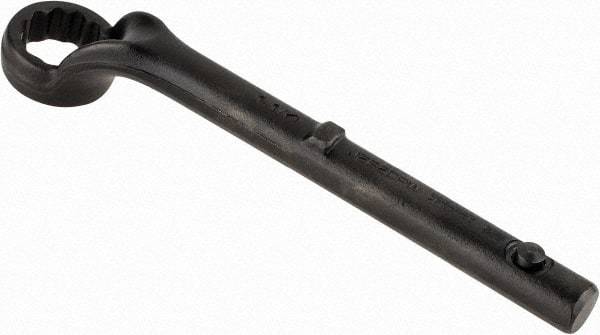 Proto - 1-1/4" 12 Point Pull Wrench - Single End, 10-11/16" OAL, Steel, Black Finish - All Tool & Supply